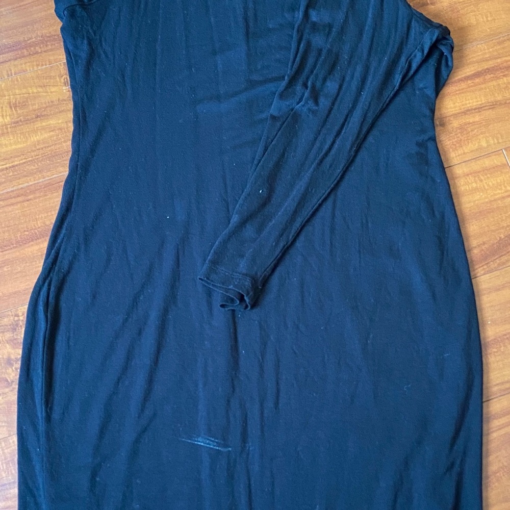Black mini dress